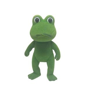 Calico critters bullrush frog adult figure - 1985 rare Sylvanain families